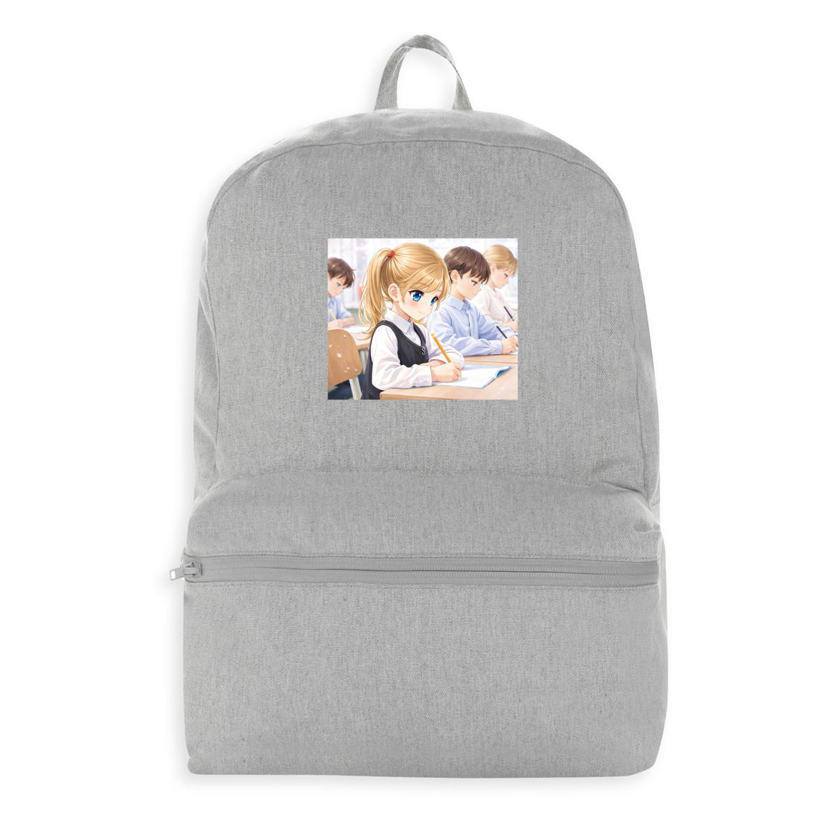 Image front sac à doc petite fille studieuse