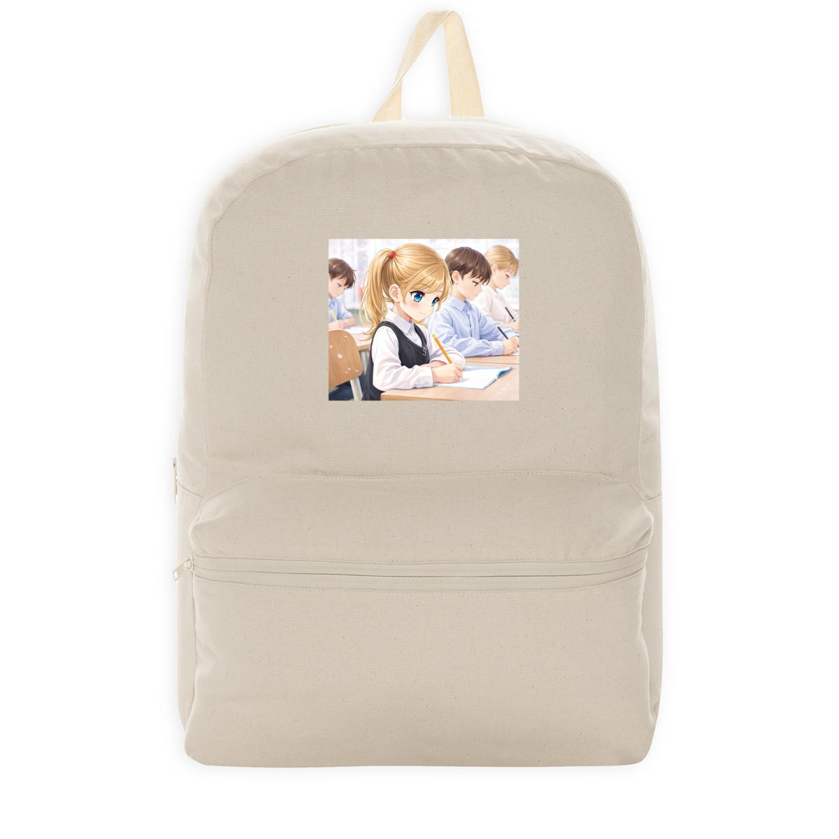 Image back sac à doc petite fille studieuse