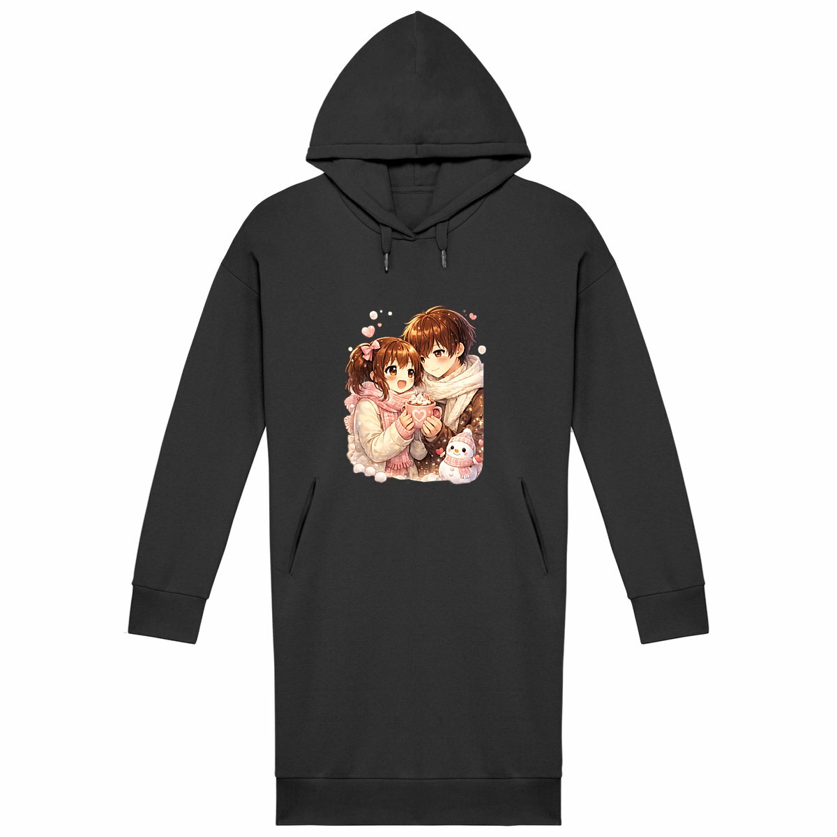 Image back Robe Sweat Femme Couple