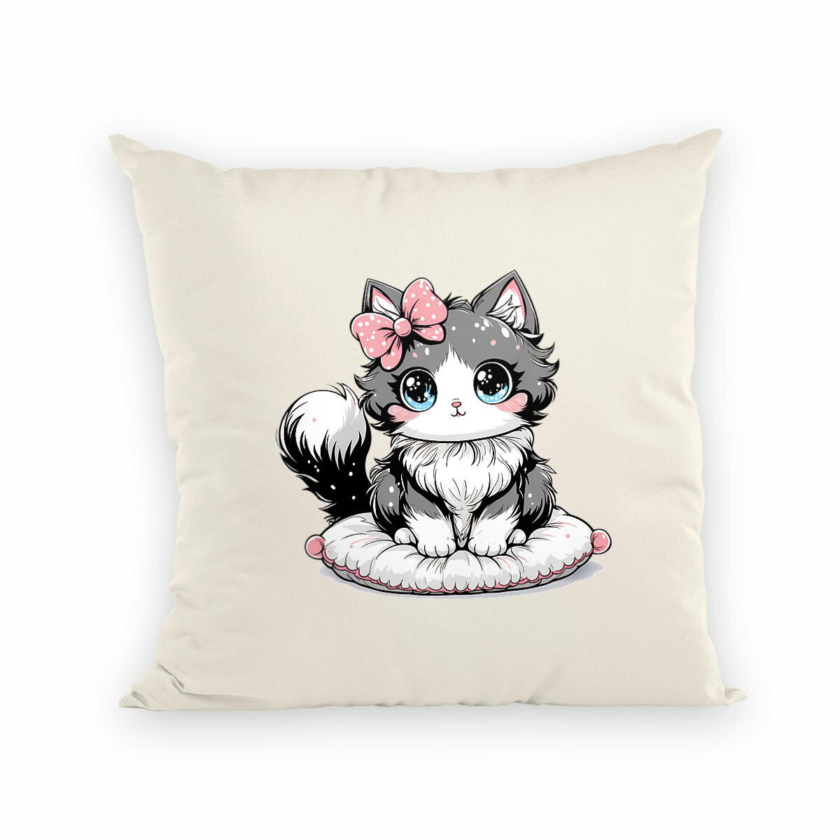 Image back Coussin chat