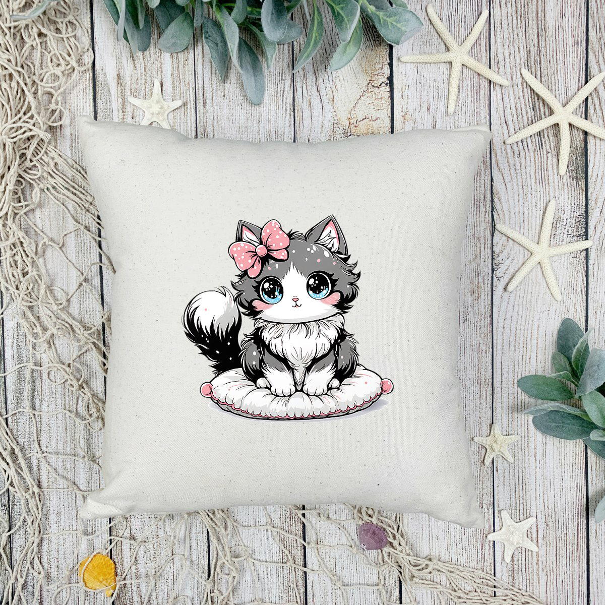 Image front Coussin chat