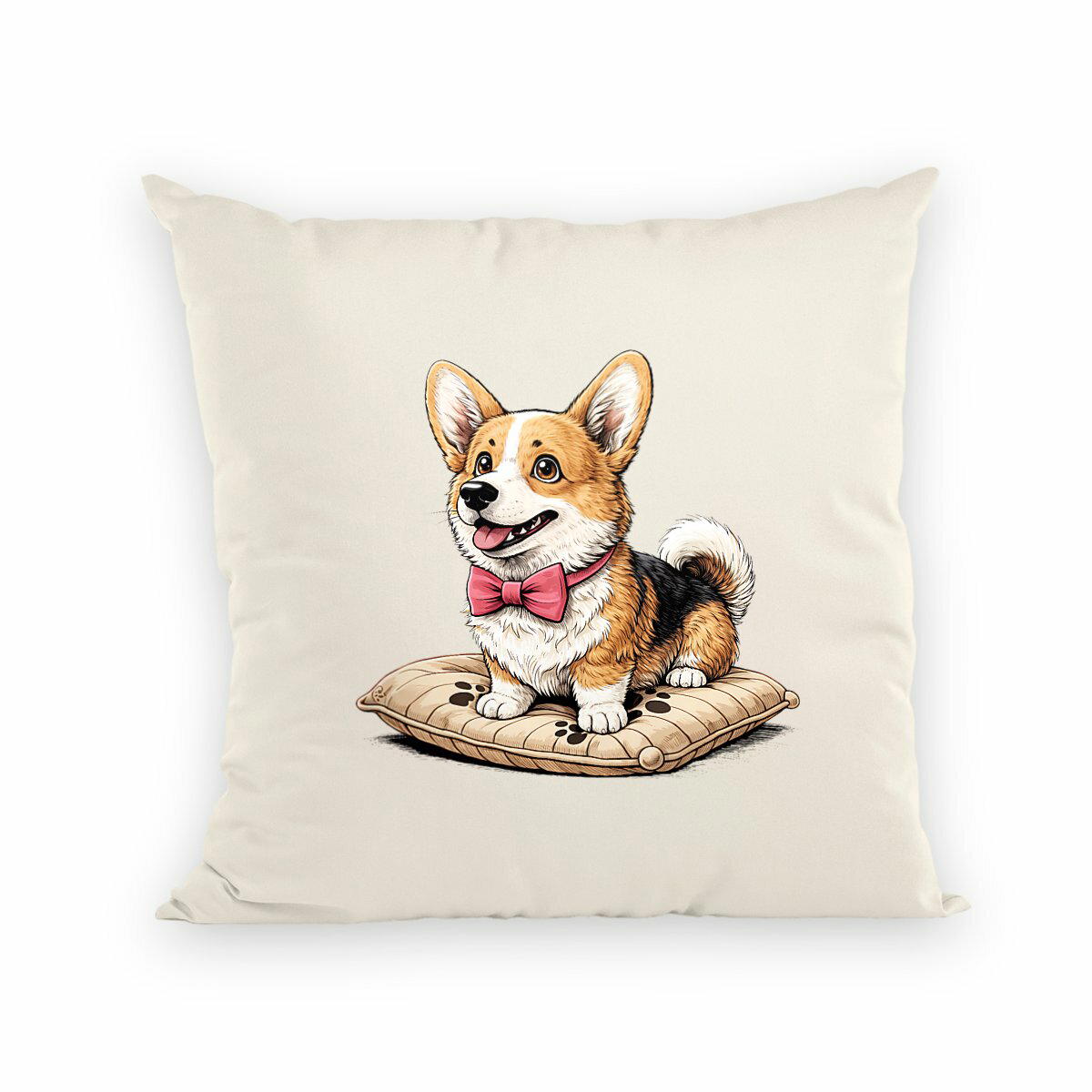 Image back Coussin chien