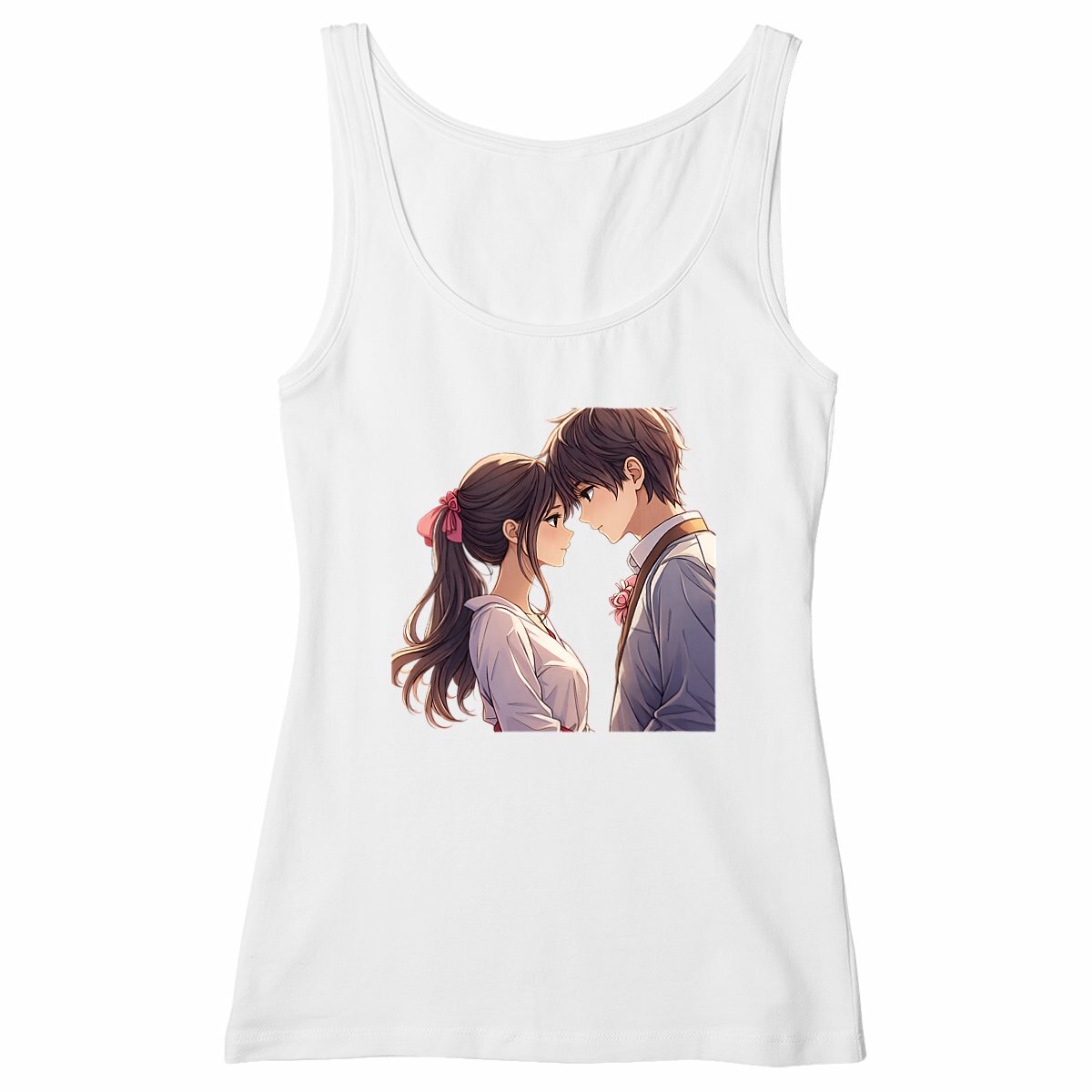 Image back Débardeur Femme Cintré Couple