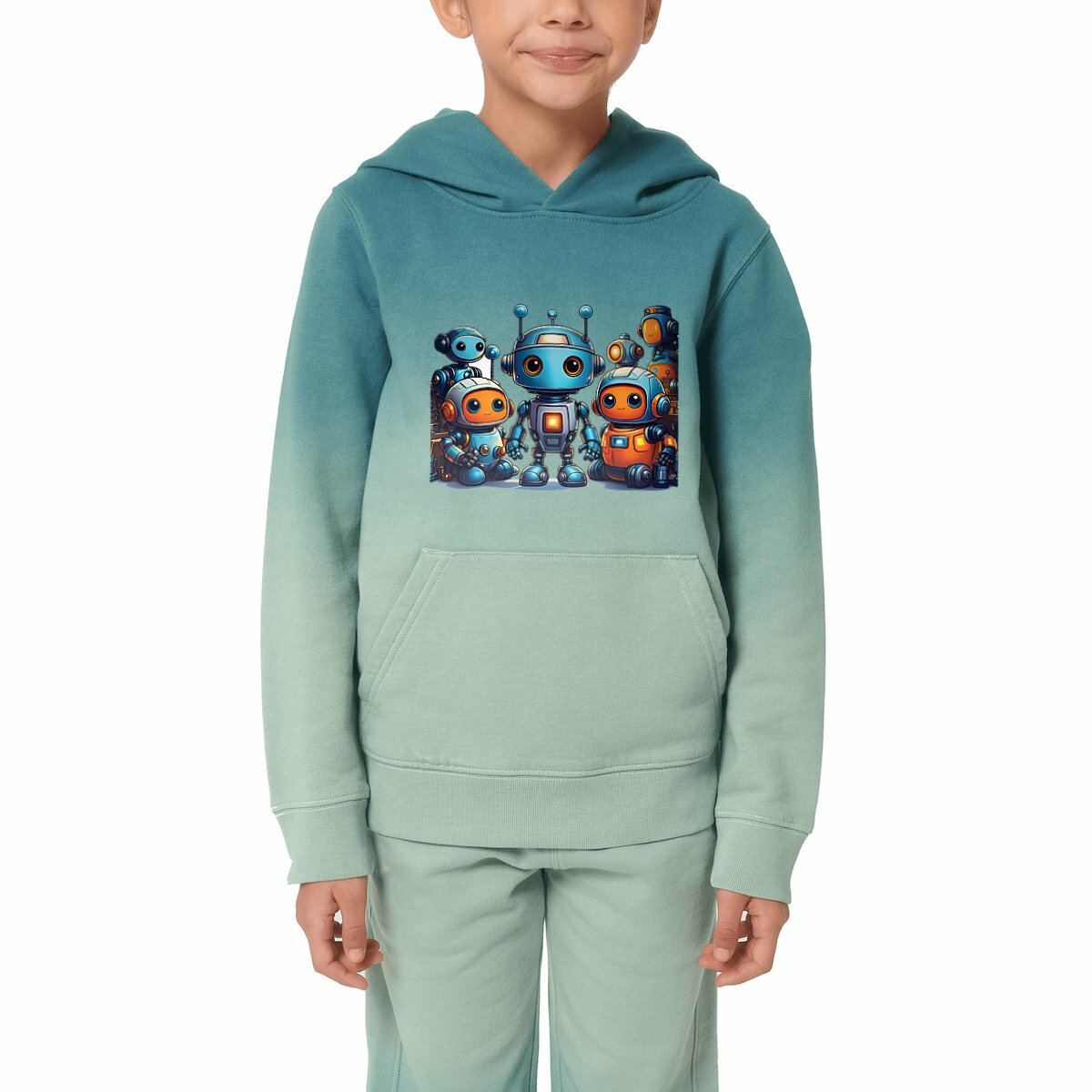 Image front Sweat à capuche Enfant Robots