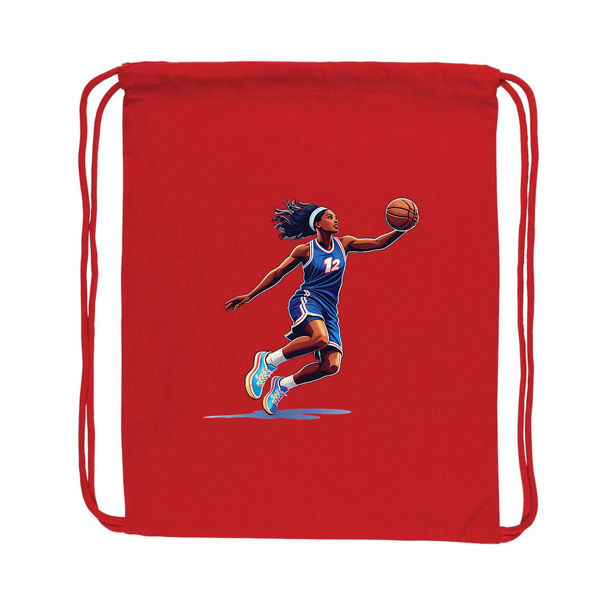 Image back Sac à dos à cordelettes Basketteuse