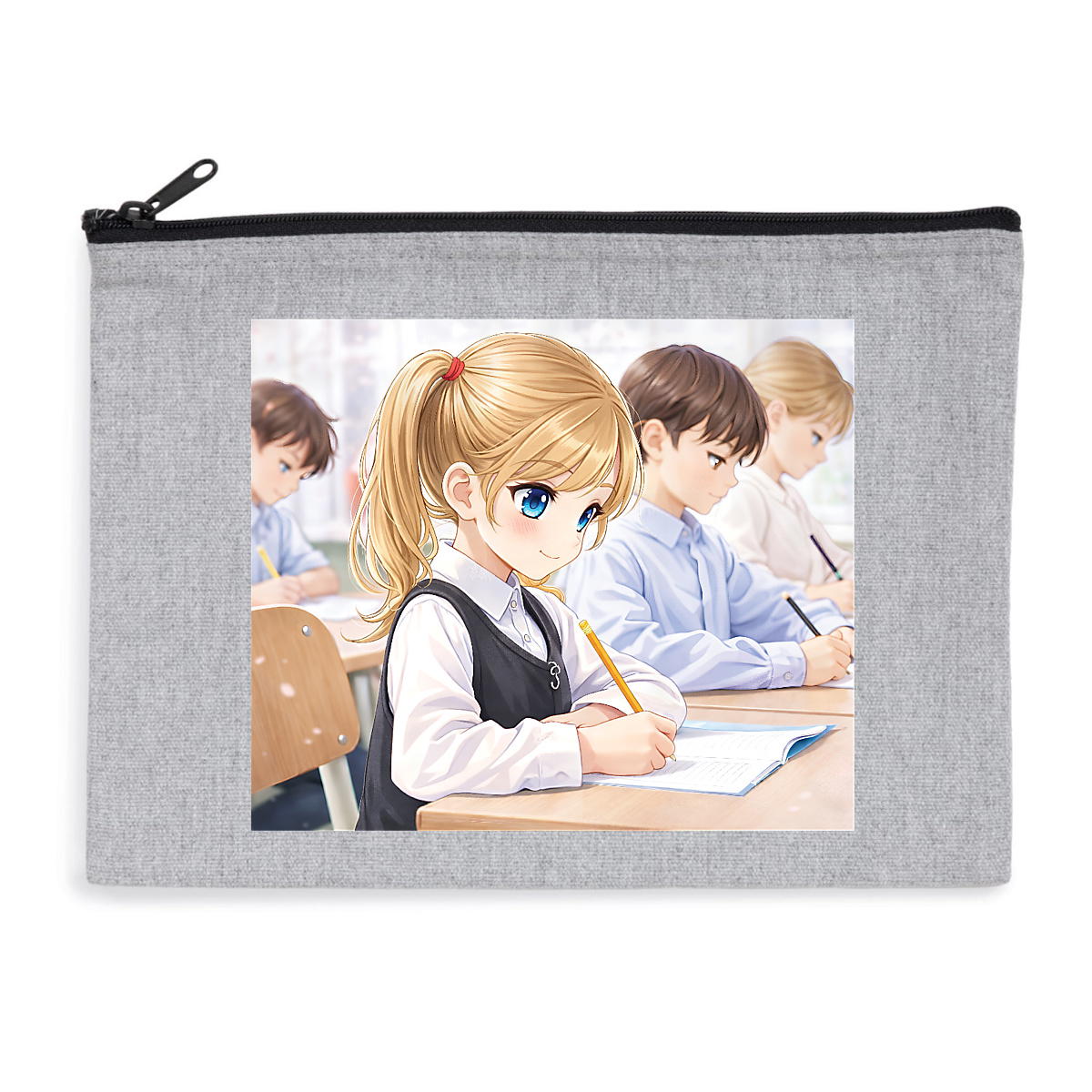 Image front Pochette petite fille studieuse