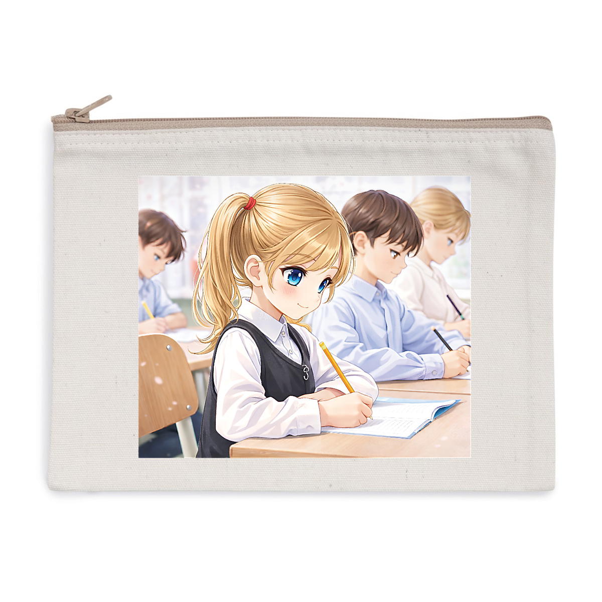 Image back Pochette petite fille studieuse