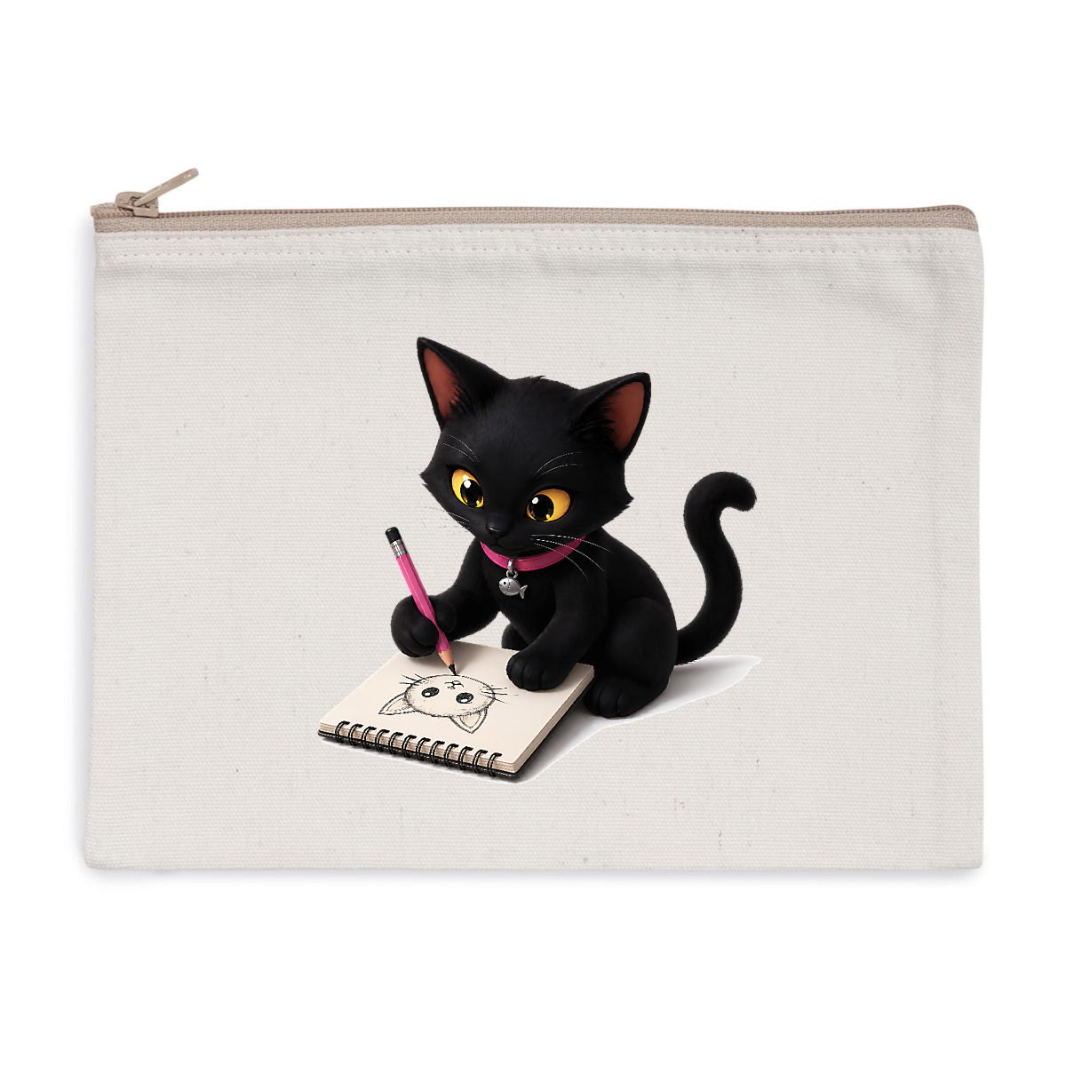 Image back Pochette Chaton Noire
