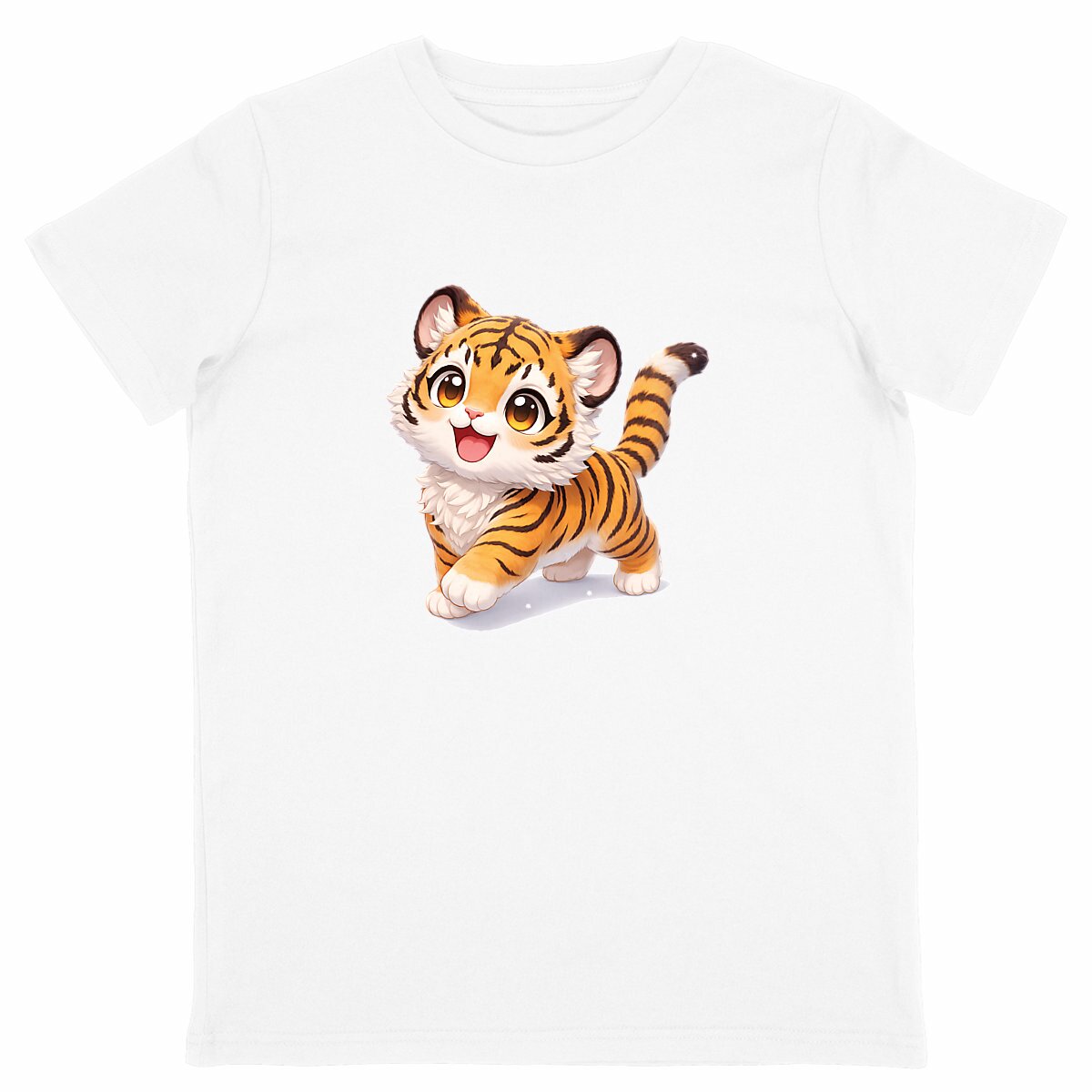 Image back T-shirt Enfant Léger Tigron