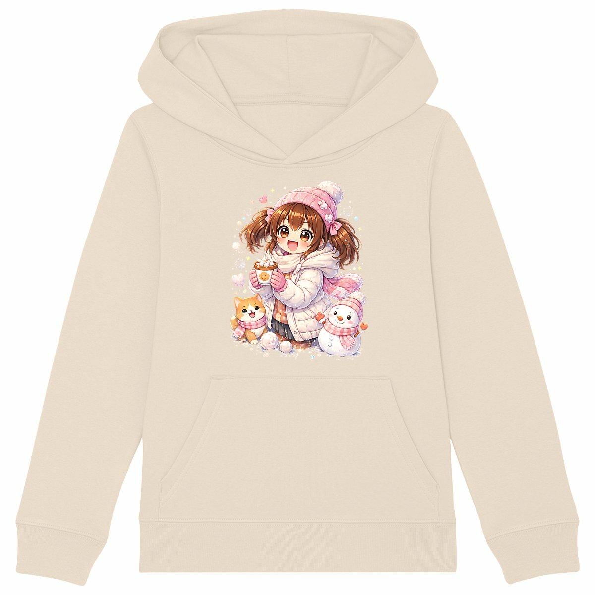 Image back Sweat à capuche Epais Enfant Hivers