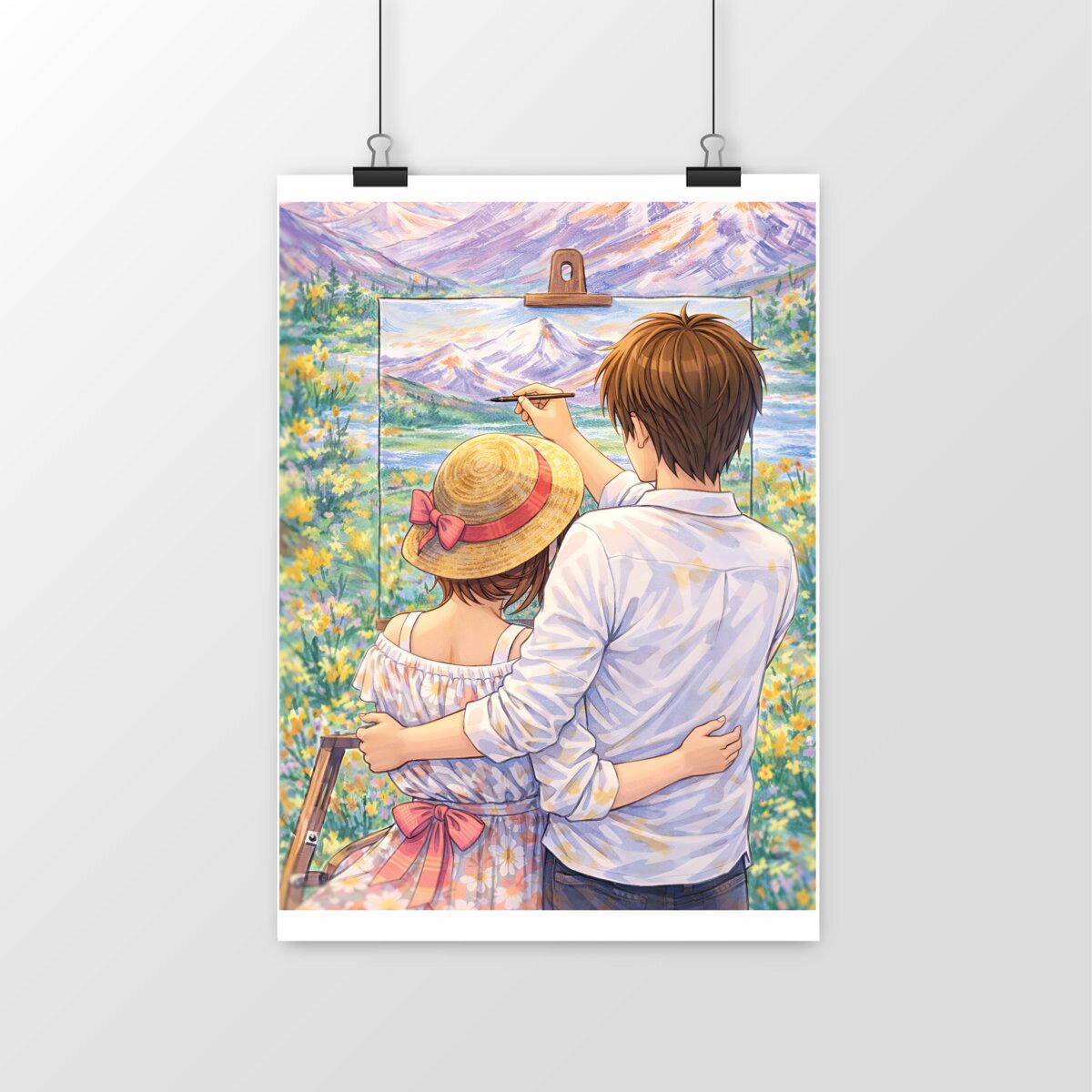 Image front Poster Couple Peinture