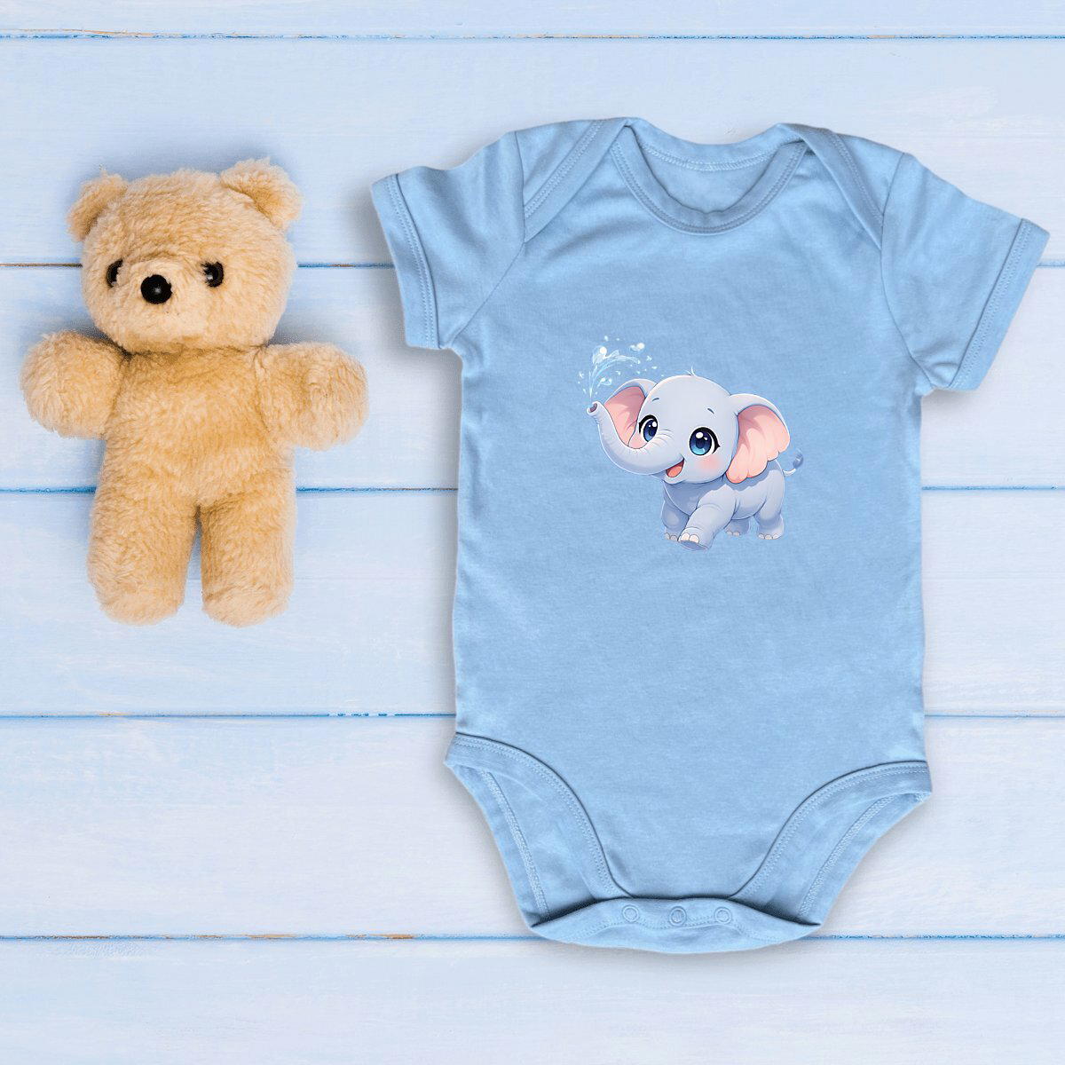 Image front Body bébé éléphant