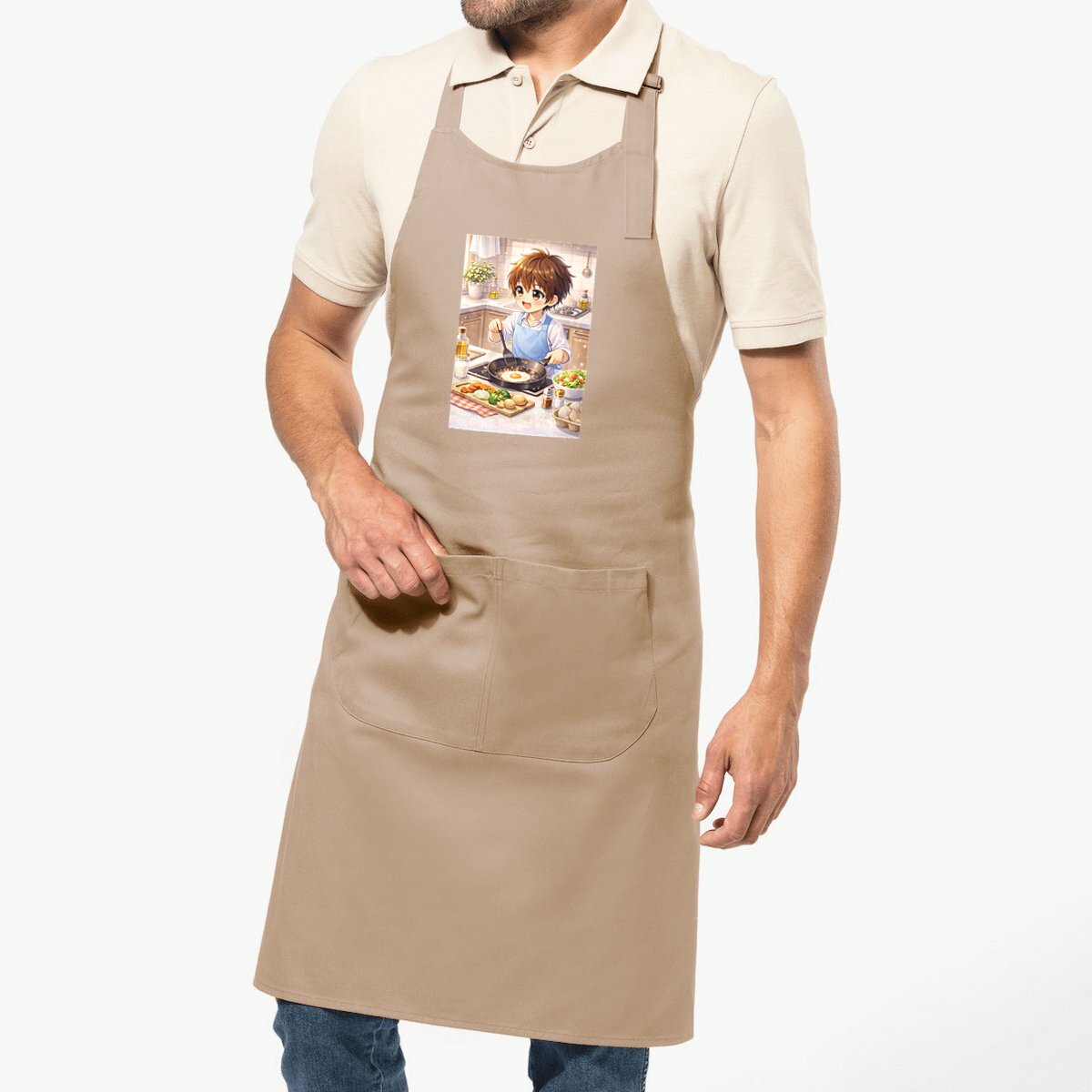 Image front Tablier de Cuisine Petit Chef Manga