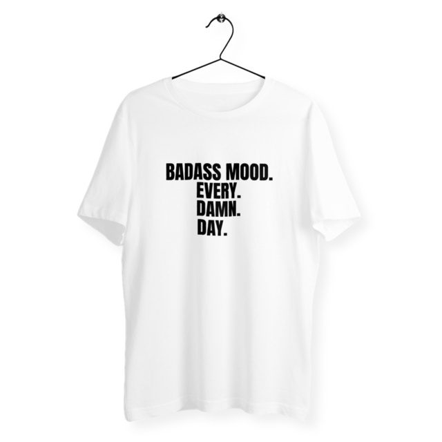 Image front Tshirt léger - BADASS MOOD.