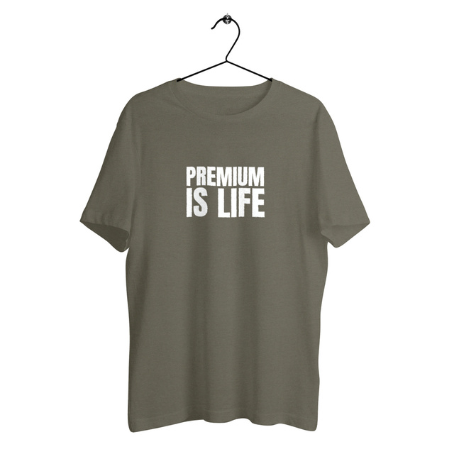 Image back Tshirt mixte - PREMIUM IS LIFE