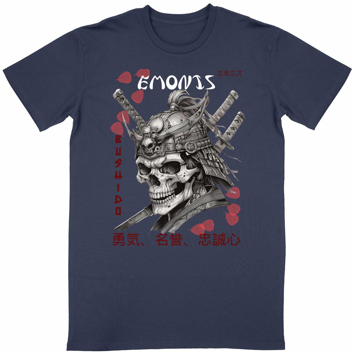 Image back T-shirt Unisexe - Bushido Skull