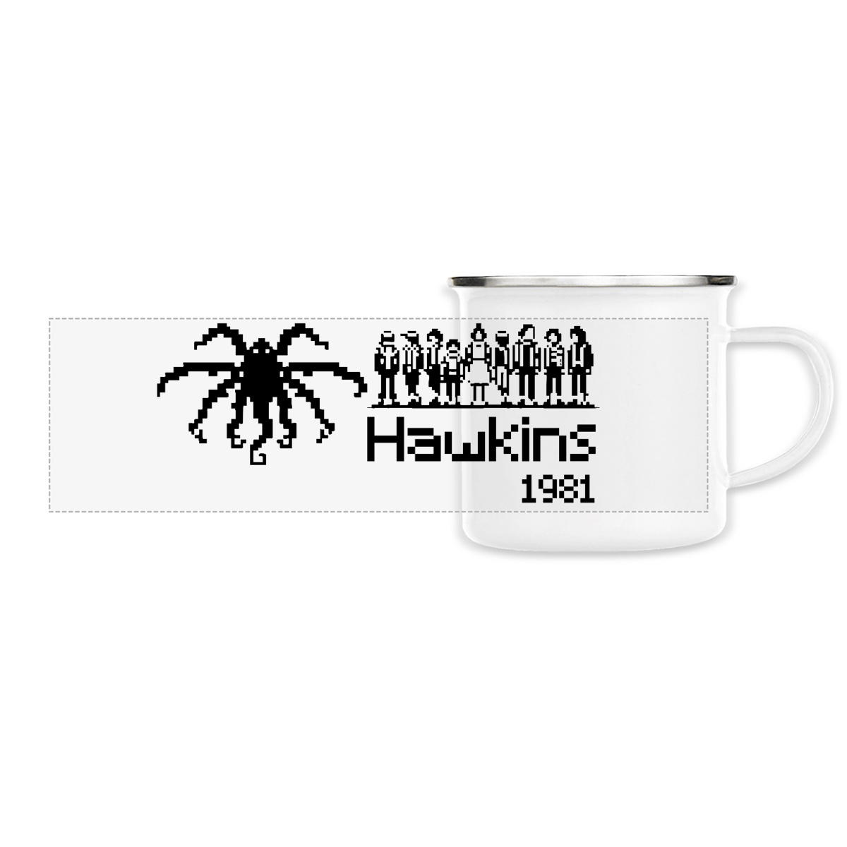 Image front Mug metal - Hawkins
