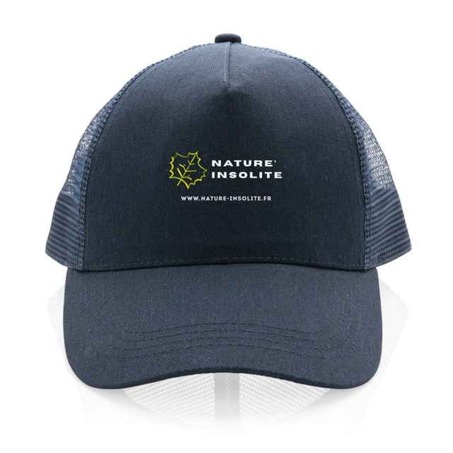 Casquette Trucker 100% recyclée avec logo complet - Image