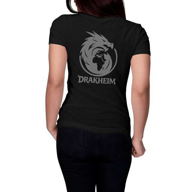 Drakheim Original - T-shirt Femme Classique avec logo