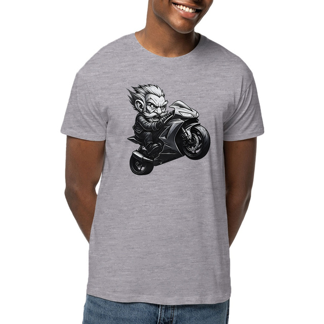 HDA - T-shirt unisexe léger avec design de gnome