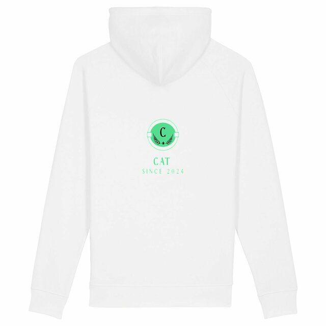 Sweat à capuche Unisexe CAT 85% coton biologique peigné, 15% polyester recyclé - Image