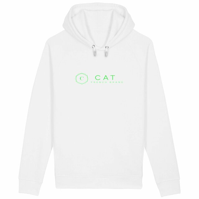 Sweat à capuche Unisexe CAT 85% coton biologique peigné, 15% polyester recyclé - Image