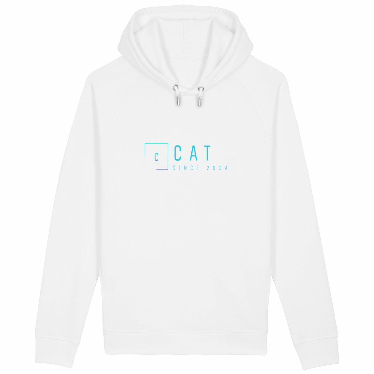 Sweat à capuche Unisexe CAT 85% coton biologique peigné, 15% polyester recyclé - Image