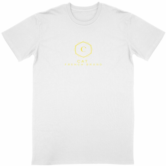 T-shirt Unisexe cat 100% coton biologique - Image