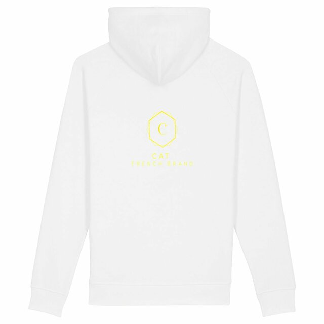 Sweat à capuche Unisexe CAT 85% coton biologique peigné, 15% polyester recyclé - Image