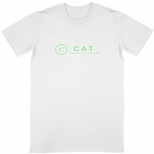 T-shirt Unisexe cat 100% coton biologique - Image