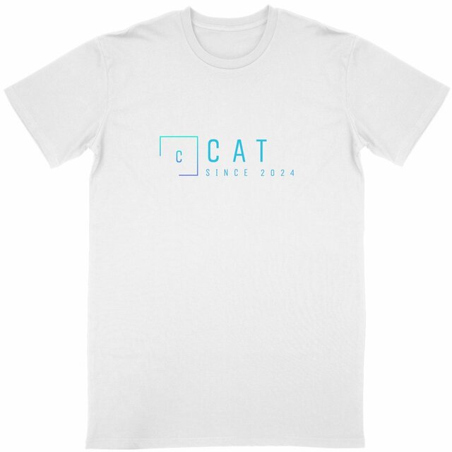 T-shirt Unisexe cat 100% coton biologique - Image