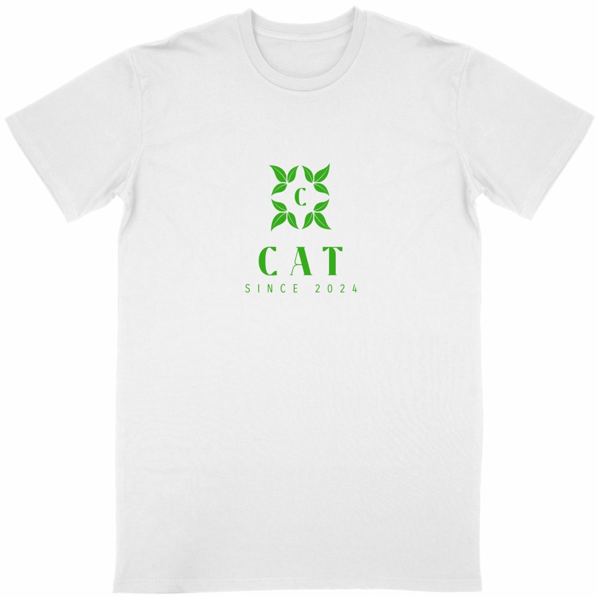 T-shirt Unisexe cat 100% coton biologique - Image