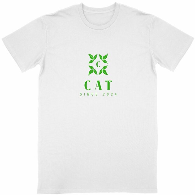 T-shirt Unisexe cat 100% coton biologique - Image