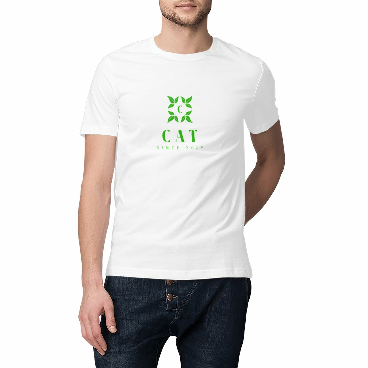 T-shirt Unisexe cat 100% coton biologique