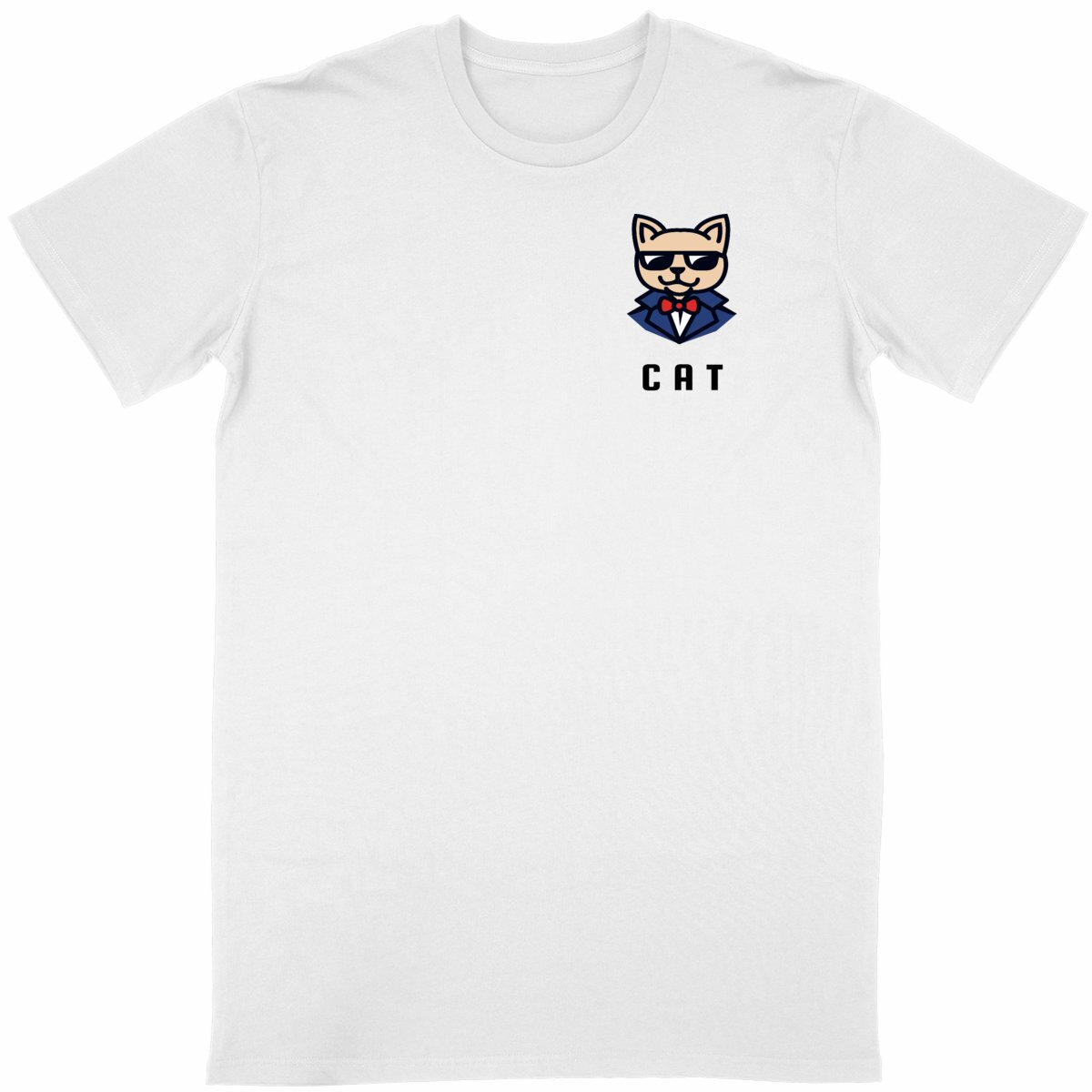 T-shirt Unisexe cat 100% coton biologique - Image
