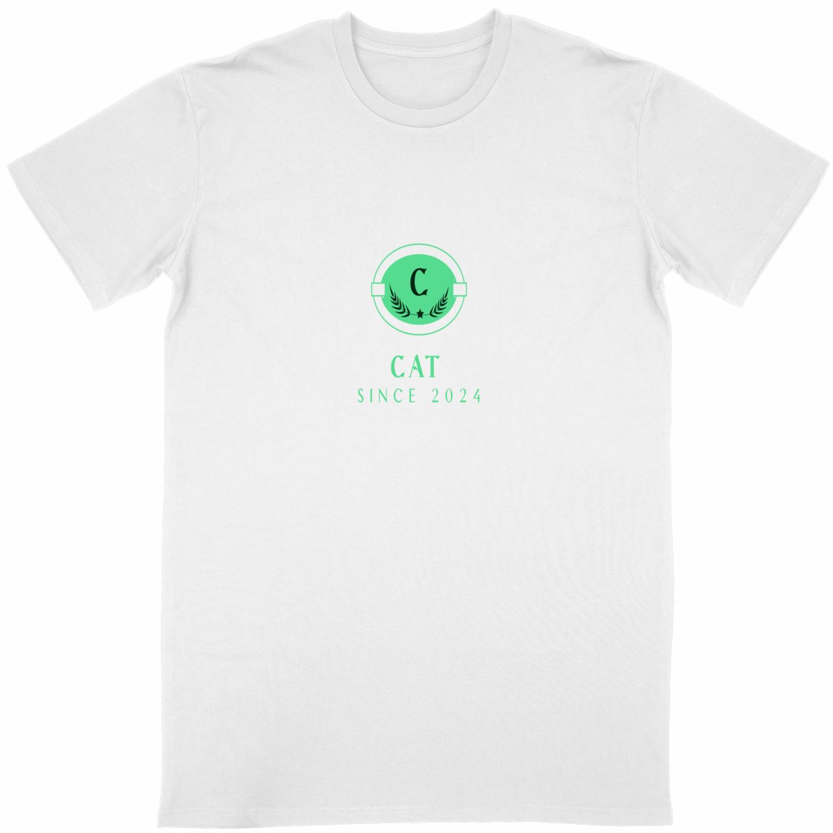 T-shirt Unisexe cat 100% coton biologique - Image