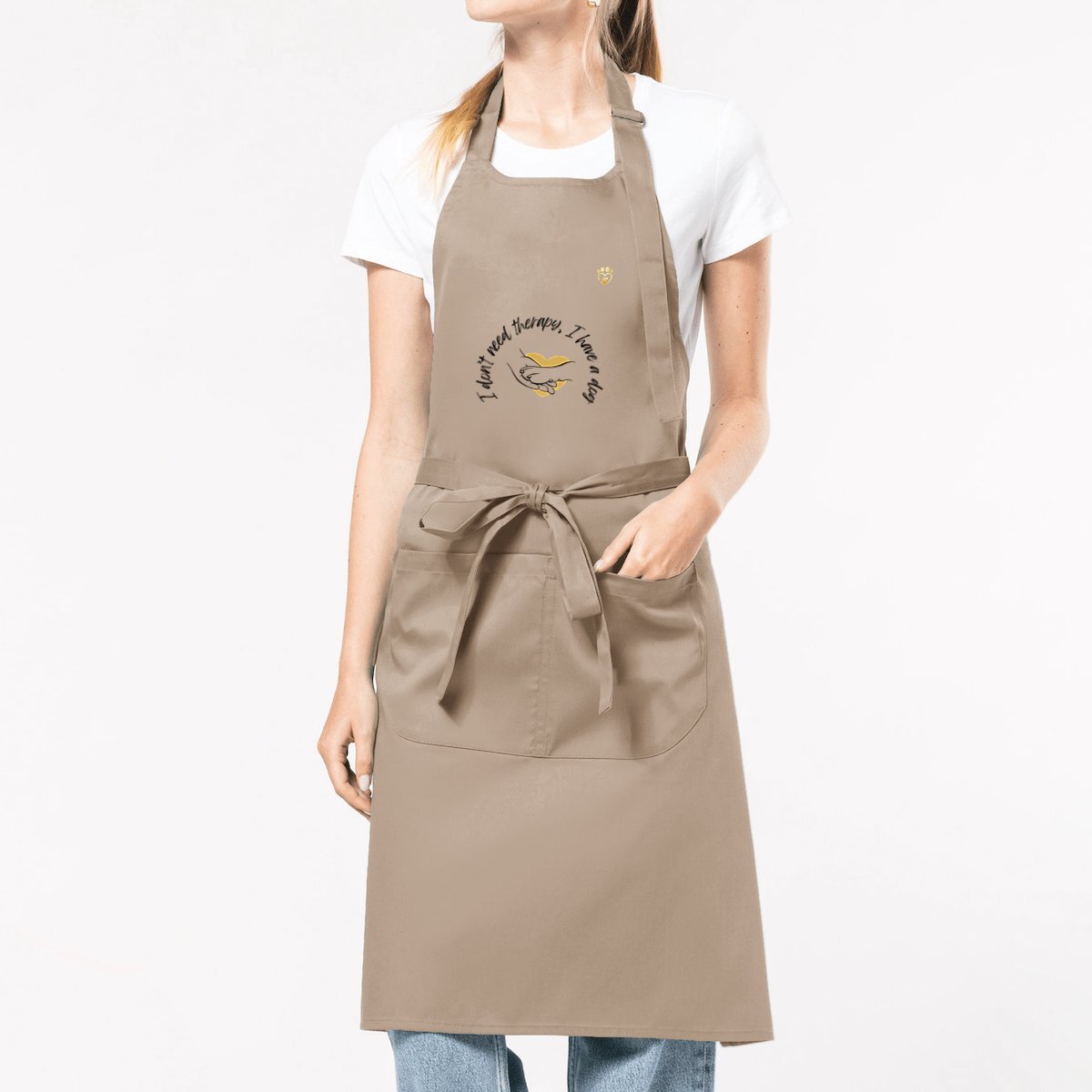 Image front Apron - I don't need therapy, I have a dog