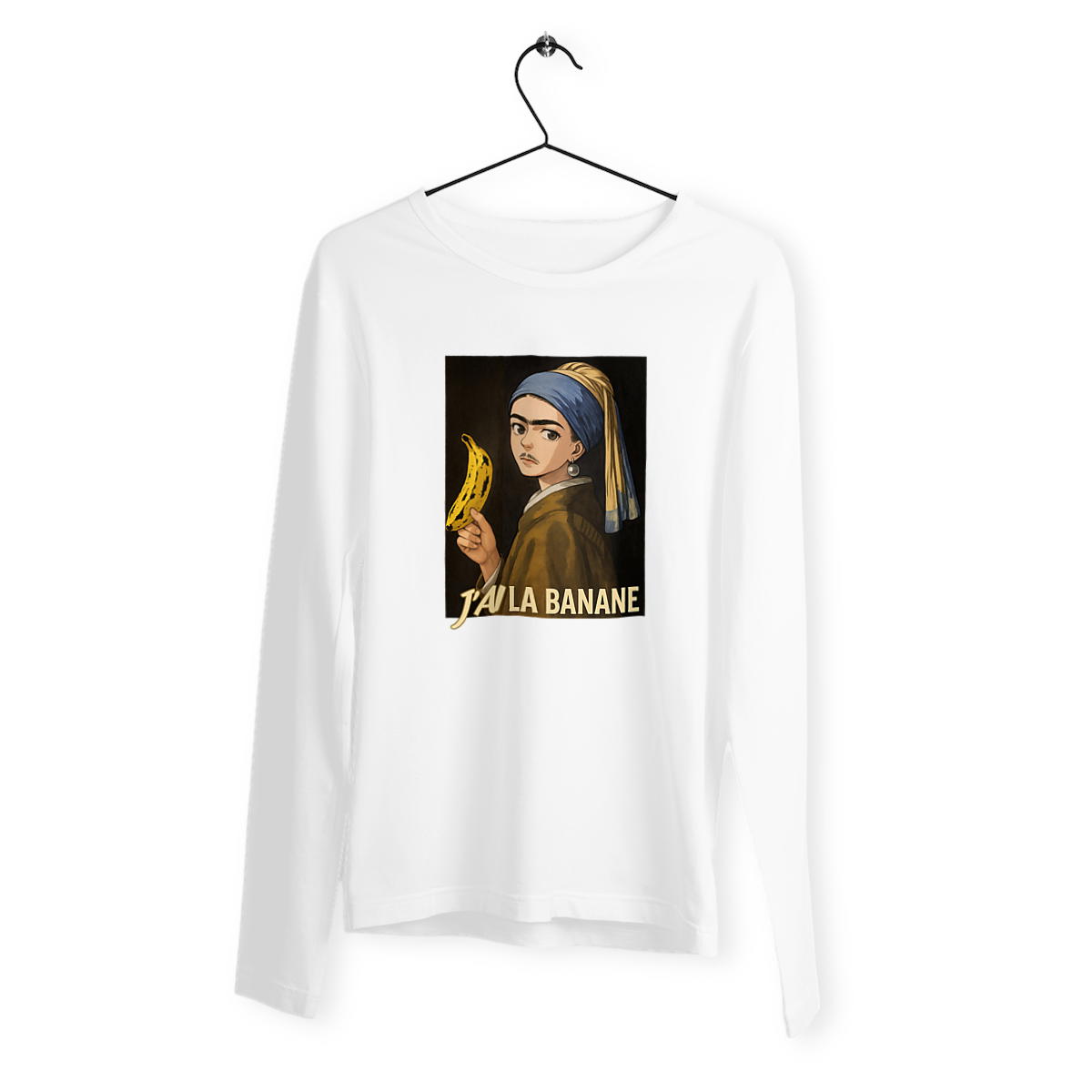 Image front T-shirt Femme Léger manches longues - J'ai la banane