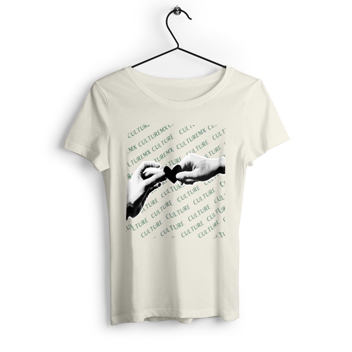 Image front T-shirt Femme te doy mi corazón