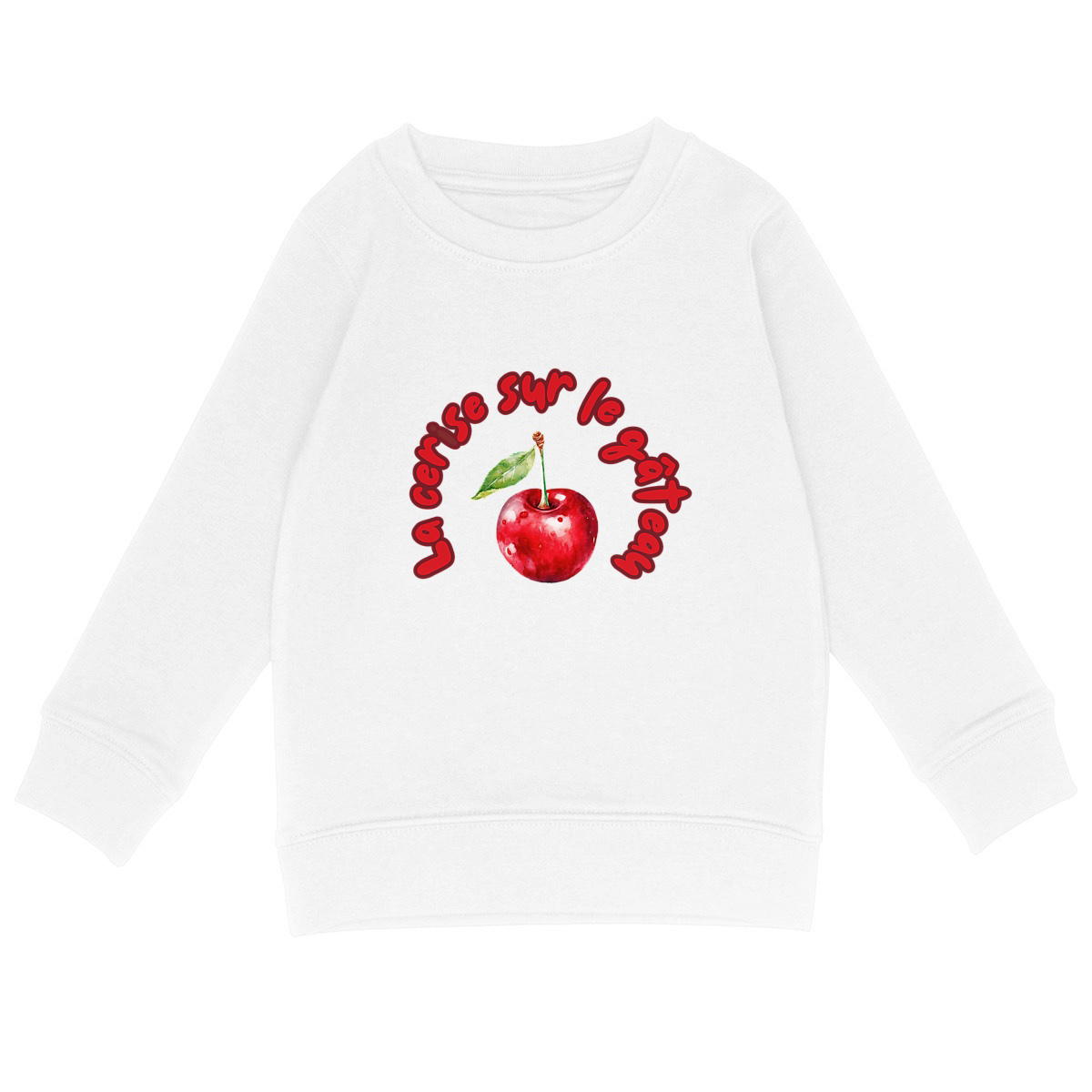 Image front Sweat-shirt Léger Enfant - La cerise sur le Gâteau