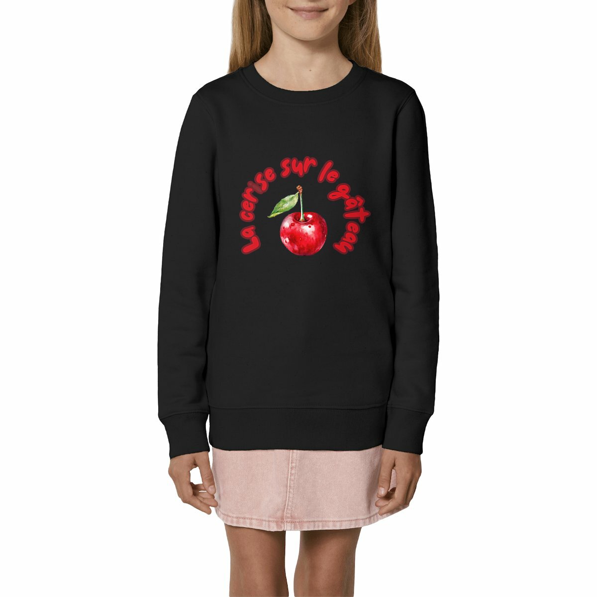 Image front Sweat-shirt Léger Enfant - La cerise sur le Gâteau