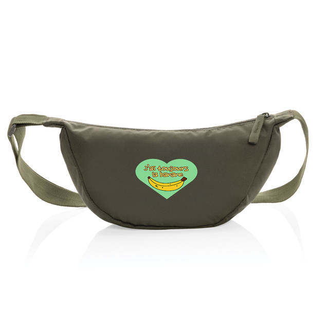Image front Sac banane en polyester recyclé - J'ai toujours la banane