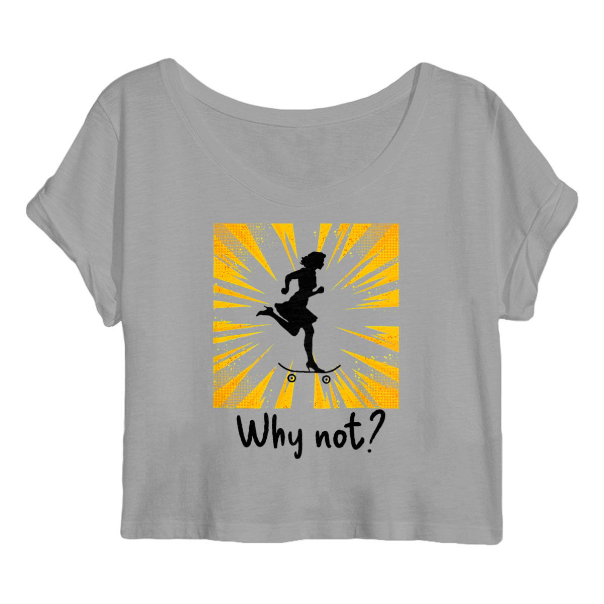 Image front Crop top Femme Détente et Liberté