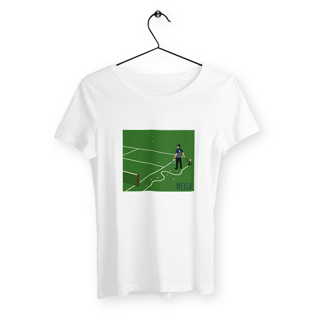 Image front T-shirt Femme Léger - G.O.A.T. on Grass