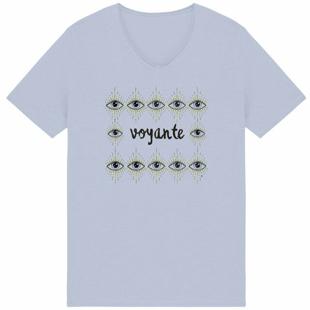 Image front T-shirt Femme Slub - Voyante