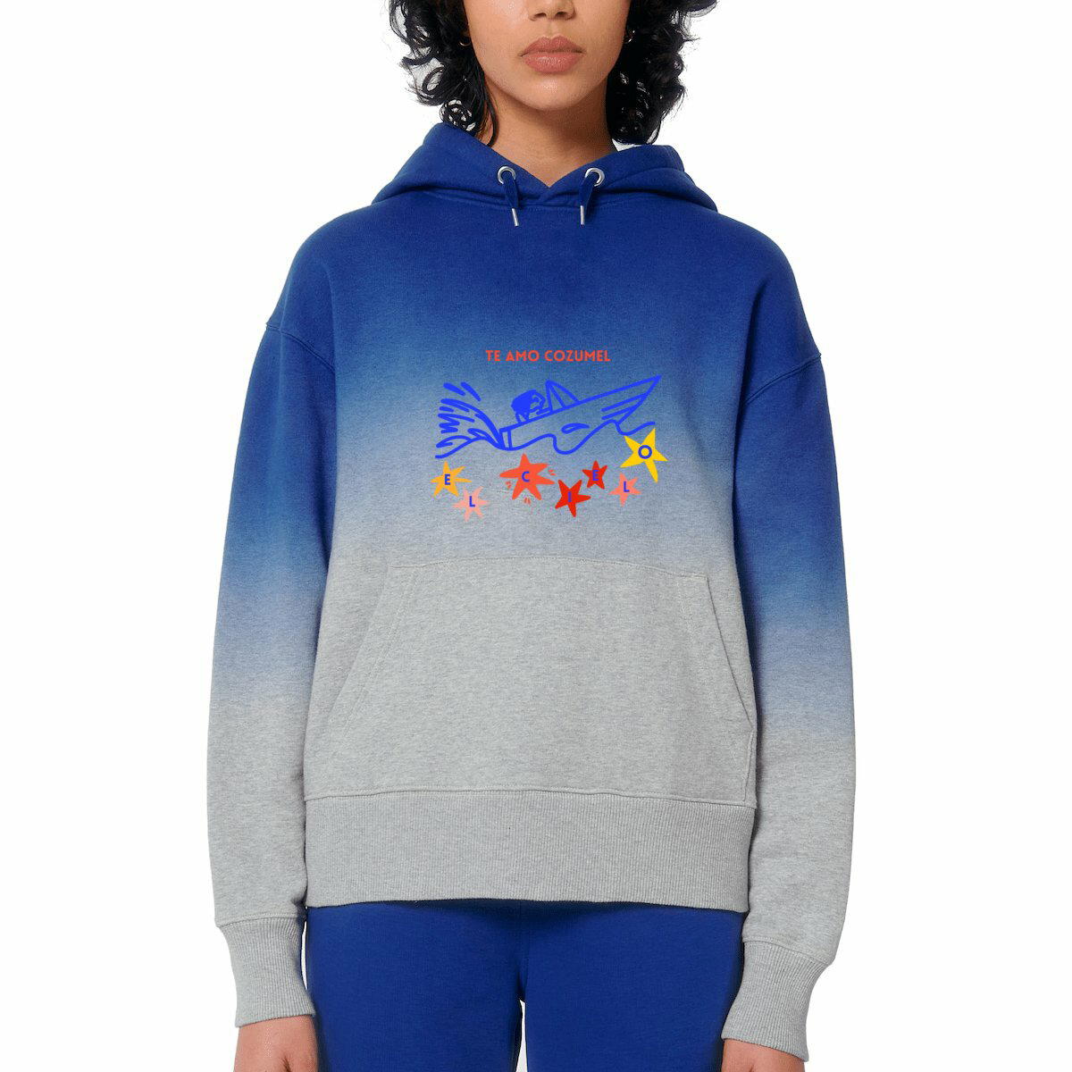 Image front Sweat à capuche femme - El Cielo