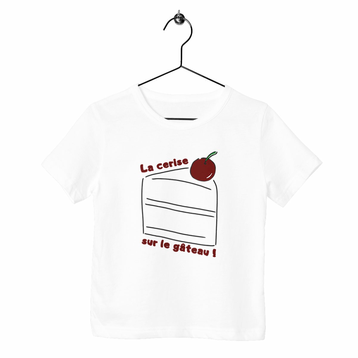 Image front T-shirt Enfant Epais - La Cerise sur le 🍰 