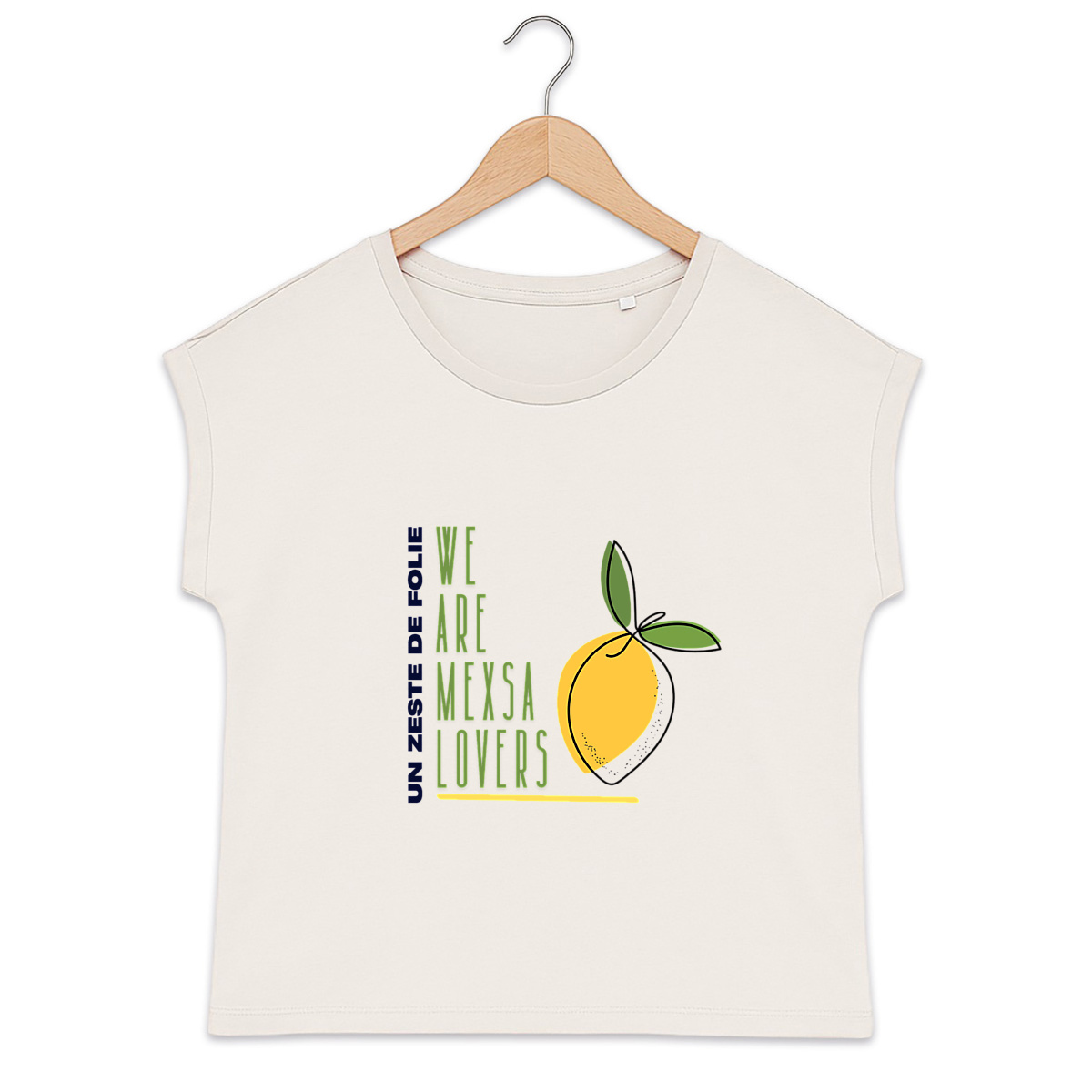 Image front Crop top Femme Je Suis Unique