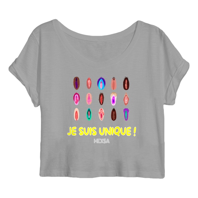 Image front Crop top Femme Je Suis Unique