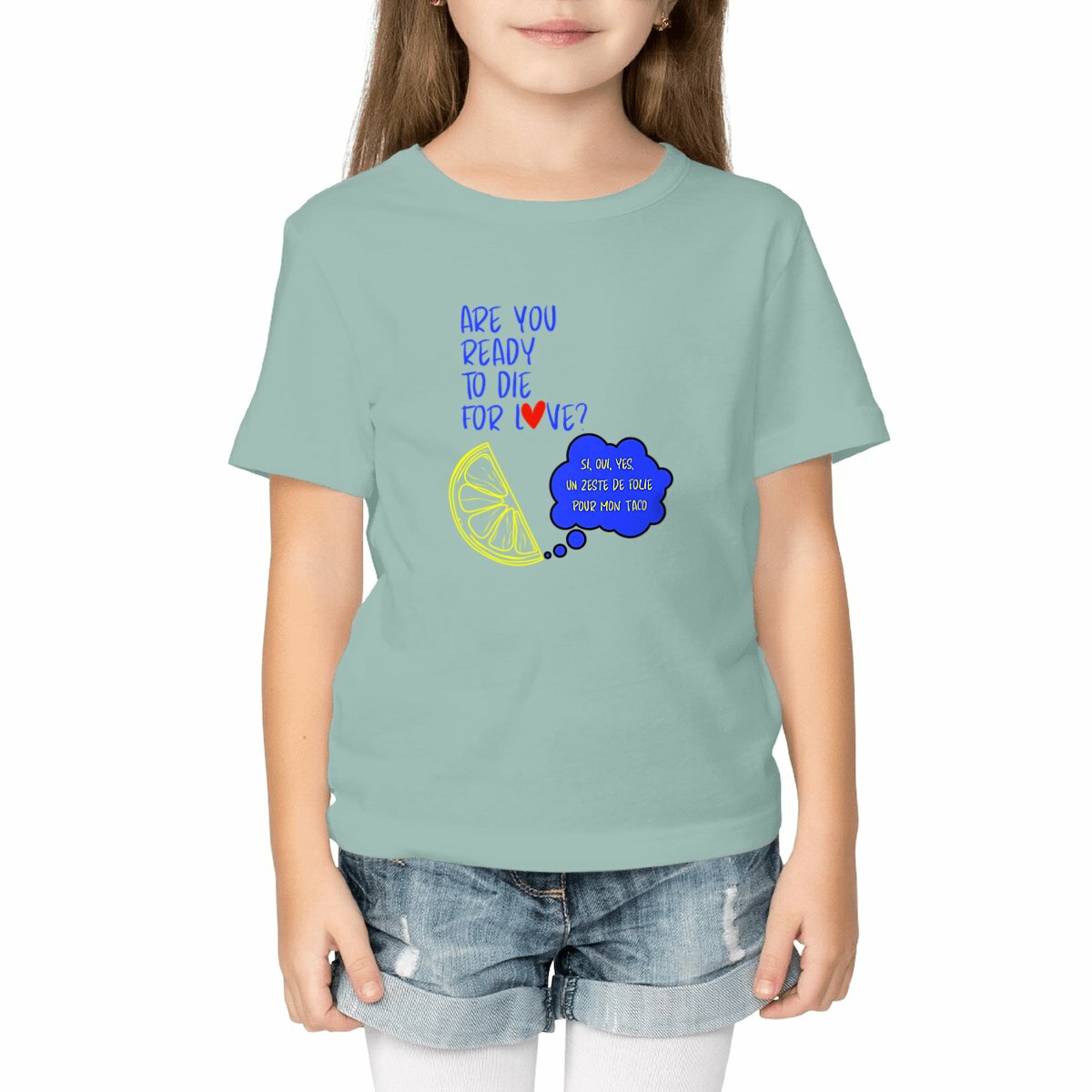 Image front T-shirt filles Epais - taco Loving